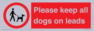 Please keep all dogs on leads